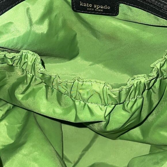 Kate Spade Stevie Black Spacious Nylon Diaper Baby Travel Bag Carryall - Picture 5 of 8